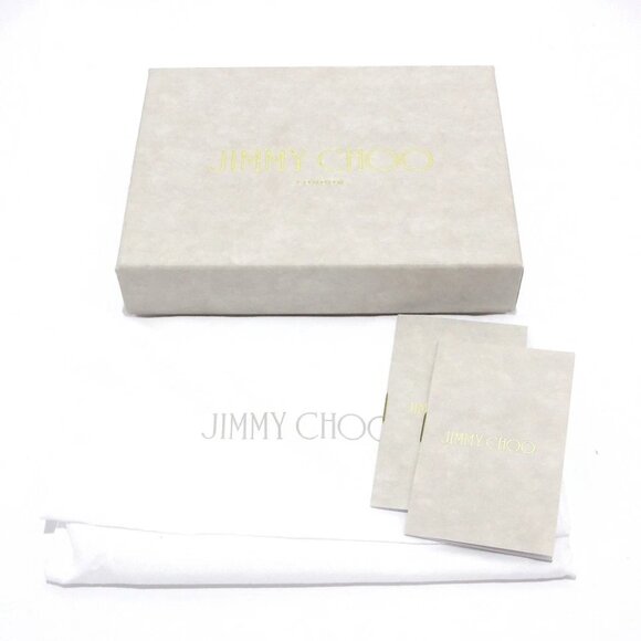 JIMMY CHOO MEERA - Black Leather Bifold Wallet 214-080725 - Picture 12 of 12